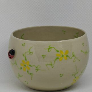 #22 Rund kop med blomster